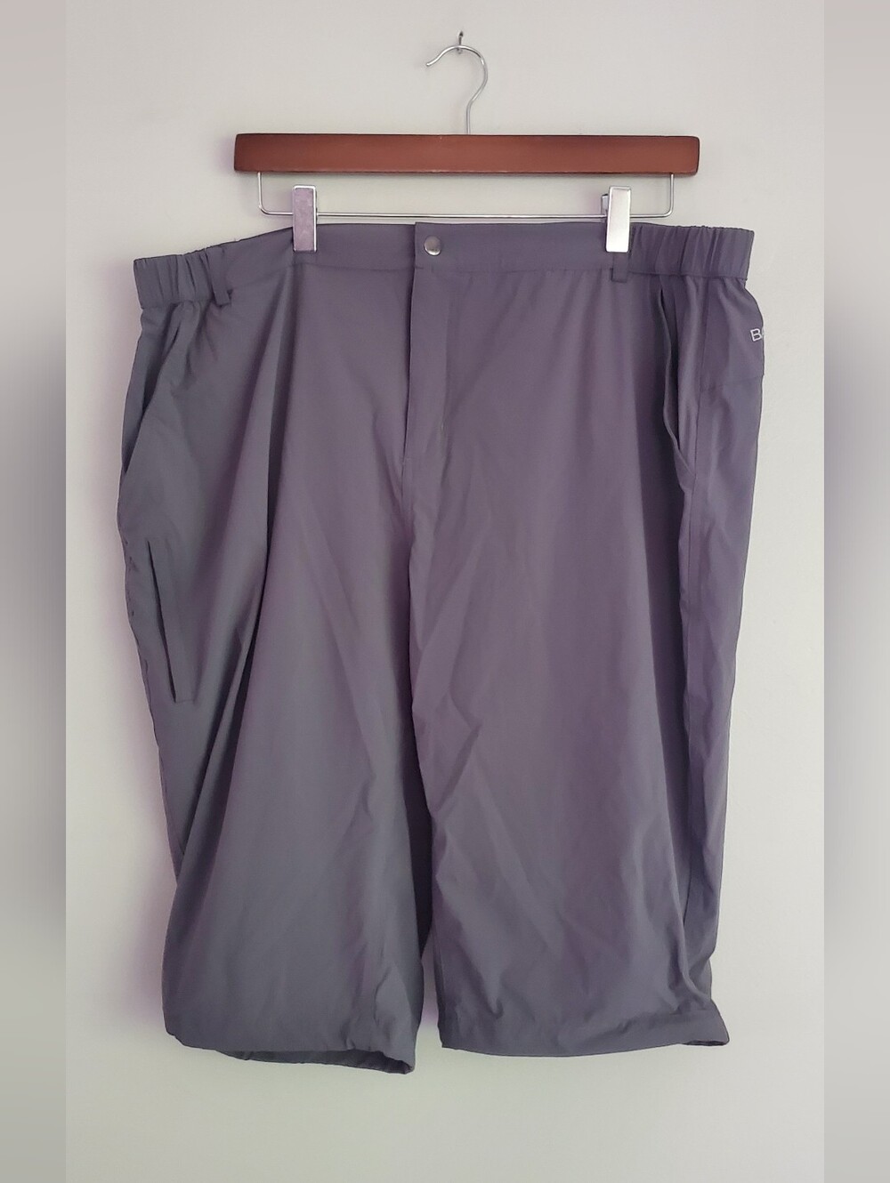 Baleaf Lightweight Gray Men's Hiking Activewear Shorts Size 2xl